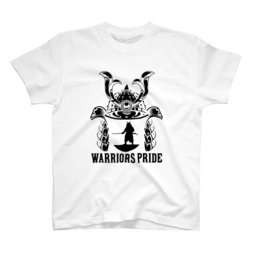 兜・かぶと（ウォリアーズ・プライド：戦士の誇り）文字黒 Regular Fit T-Shirt