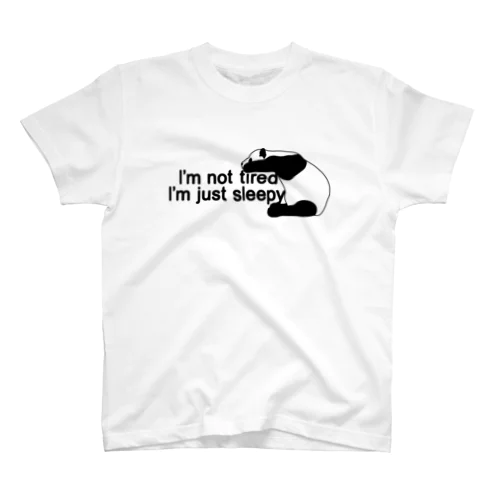 Just Sleepy Panda-A Regular Fit T-Shirt