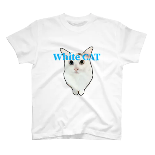 しーちゃんWhiteCATちゃん Regular Fit T-Shirt