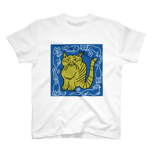 幸福の黄色いねこ Regular Fit T-Shirt