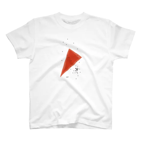 三角形　red スタンダードTシャツ