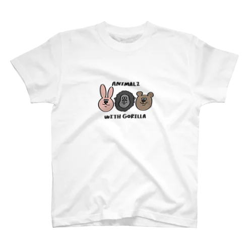 ANIMALZ WITH GORILLA Regular Fit T-Shirt