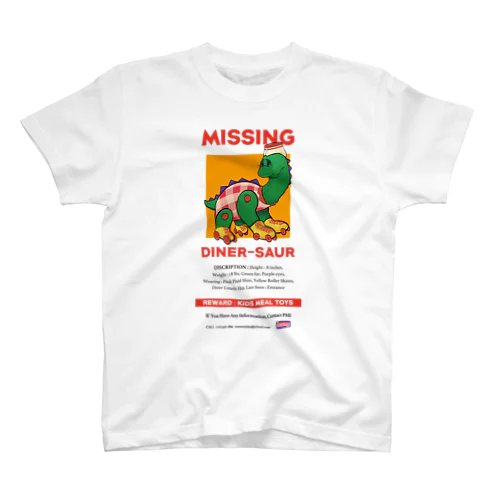 <MISSING> DINER-SAUR スタンダードTシャツ