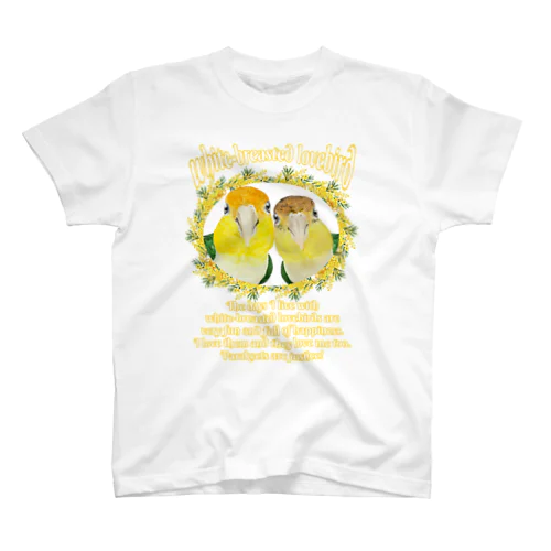 034 シロハラインコpairs Justice! スタンダードTシャツ