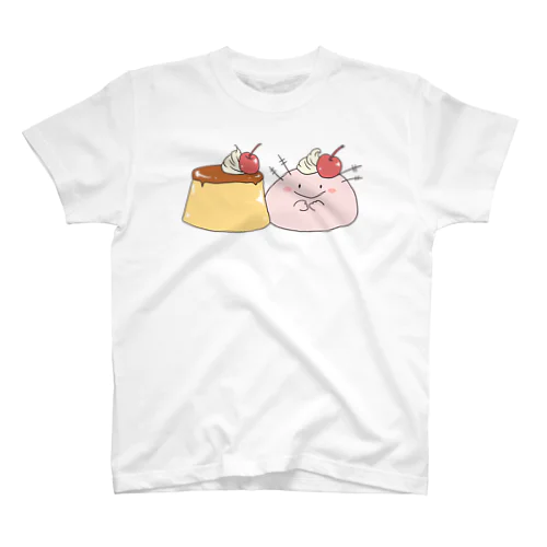 うぱちゃん#11（喫茶うぱ プリン） スタンダードTシャツ