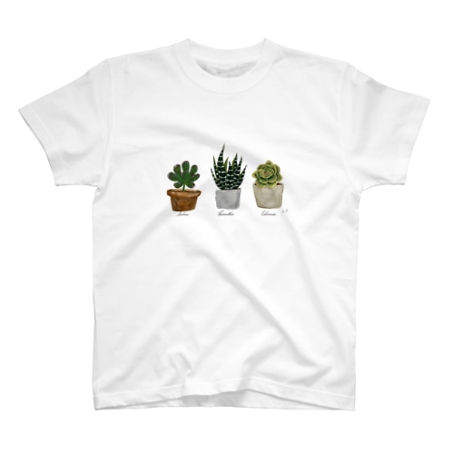 多肉植物 Regular Fit T-Shirt