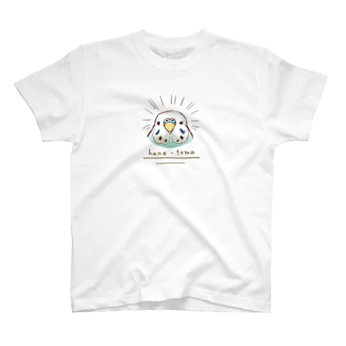 ほっこりなひととき【水色インコD】 スタンダードTシャツ