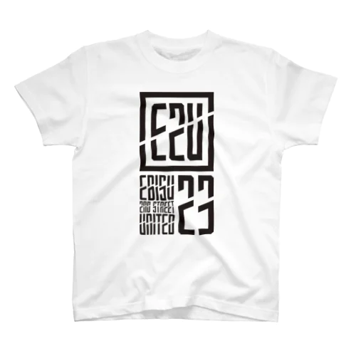 E2U_black スタンダードTシャツ