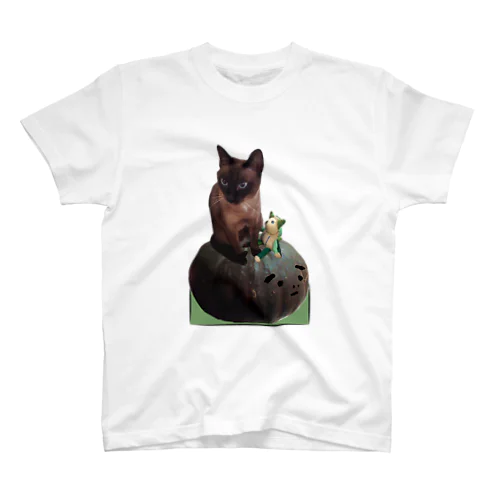 南瓜の上の猫 スタンダードTシャツ