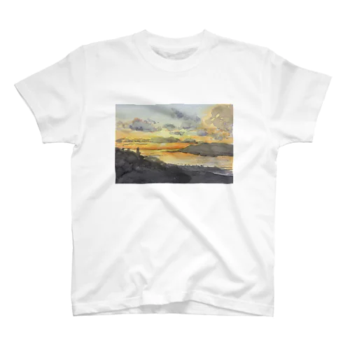 【沖縄風景画】知念半島の朝焼け Regular Fit T-Shirt