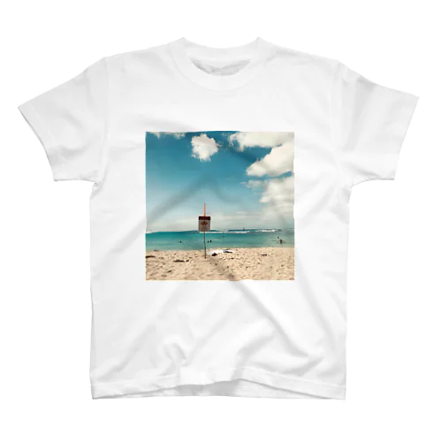 海、砂浜、空 Regular Fit T-Shirt