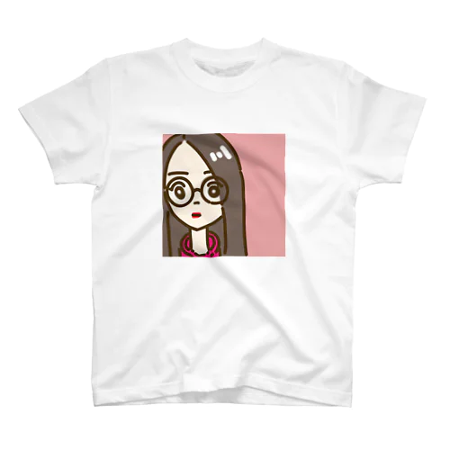 メガネな女の子 スタンダードTシャツ