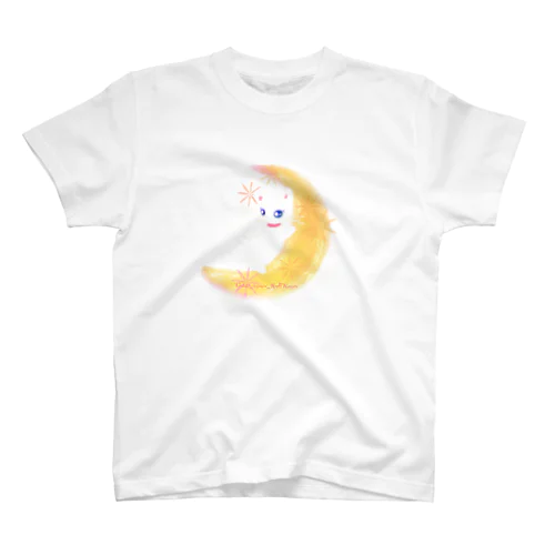 ハクちゃんアクリルキーホルダー(月) Regular Fit T-Shirt