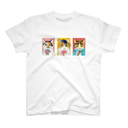 三毛女トリオ　 スタンダードTシャツ