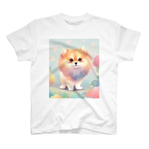 Pastel Pomeranian Regular Fit T-Shirt