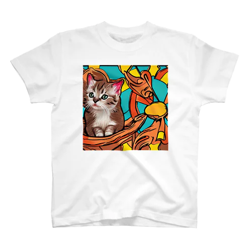 はやくあそんでほしいこねこT スタンダードTシャツ