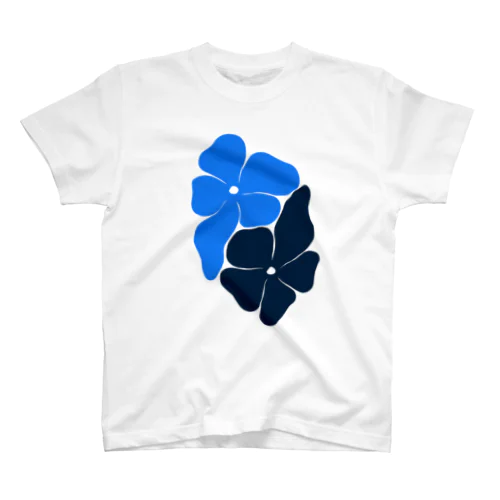 Blue flowers スタンダードTシャツ