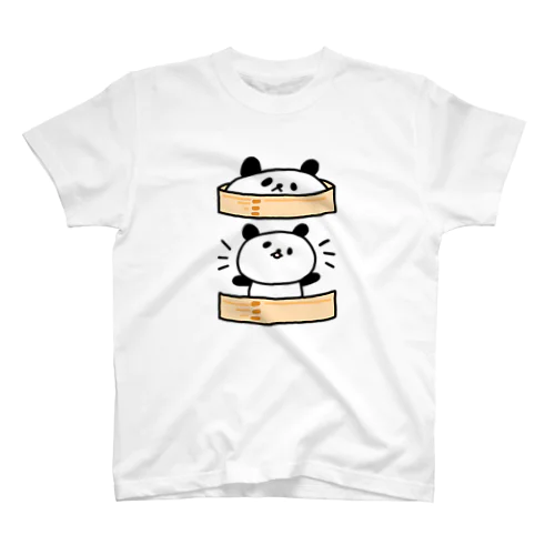 しょぼいパンダ（せいろ） スタンダードTシャツ