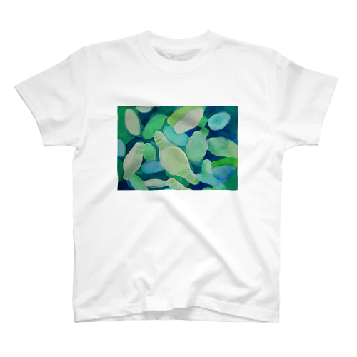 微生物シリーズ：天然酵母菌green Regular Fit T-Shirt