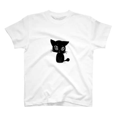 シンプル黒猫ちゃん スタンダードTシャツ