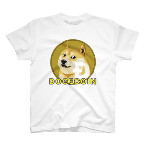 DOGECOINドージコインロゴTシャツ スタンダードTシャツ