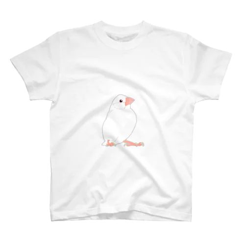 やる気満々白文鳥 Regular Fit T-Shirt