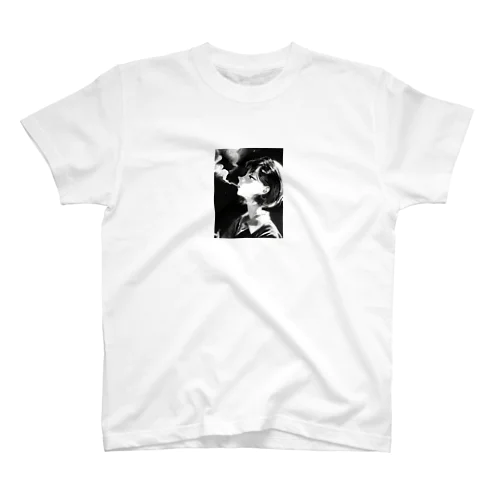 monochrome smoker Regular Fit T-Shirt