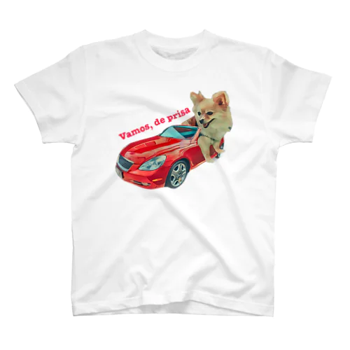 車乗り犬 Regular Fit T-Shirt