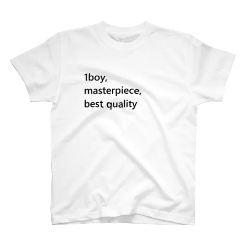 1boy, masterpiece, best quality - tee Regular Fit T-Shirt