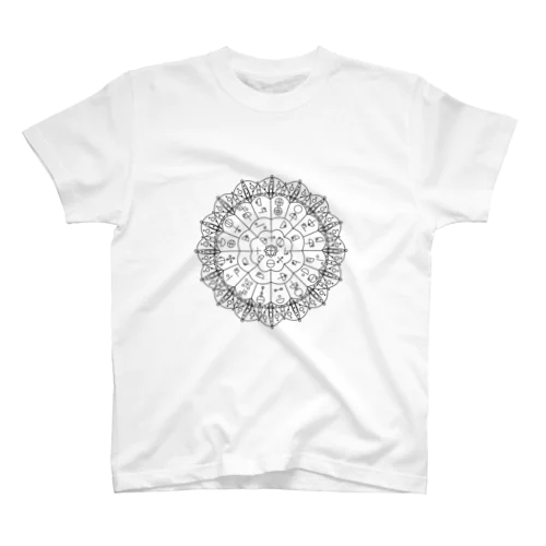 カタカムナフトマニ図 スタンダードTシャツ