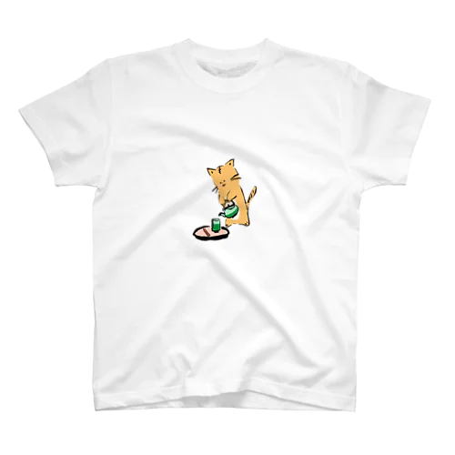 ティータイムねこきち スタンダードTシャツ