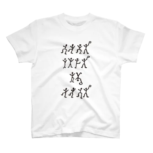 踊る人形（コナン・ドイル）「シャーロック・ホームズ」より・海外文学・文豪 スタンダードTシャツ