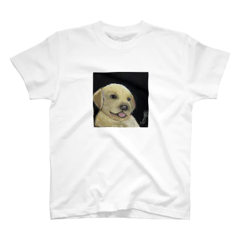 チョークアート　子犬🐶 スタンダードTシャツ