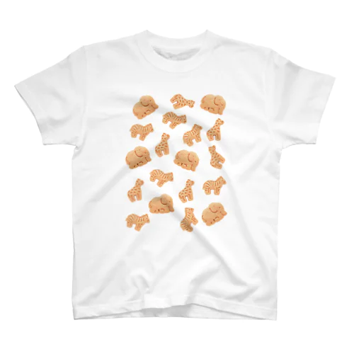 おいしいどうぶつクッキー(ココア味) スタンダードTシャツ