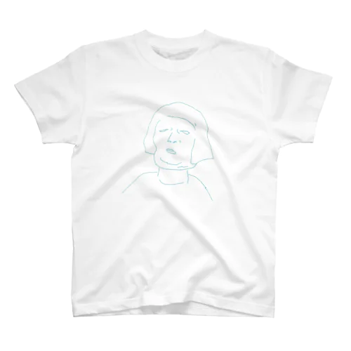 ふてぶてしい妹　水色 スタンダードTシャツ