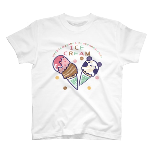 ズレぱんだちゃんのアイスクリームB Regular Fit T-Shirt