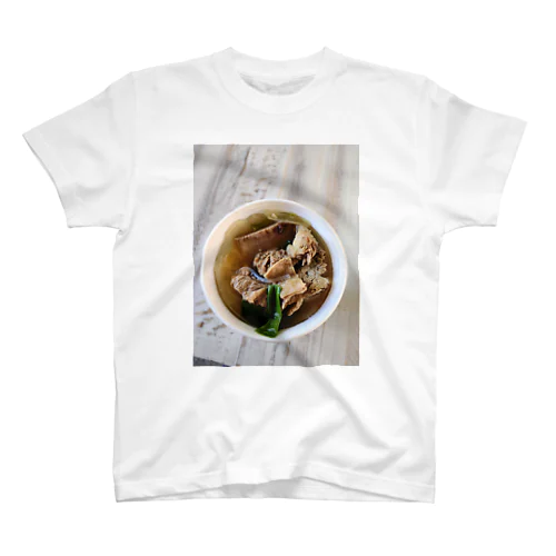 韓国料理のスープのT-シャツ スタンダードTシャツ