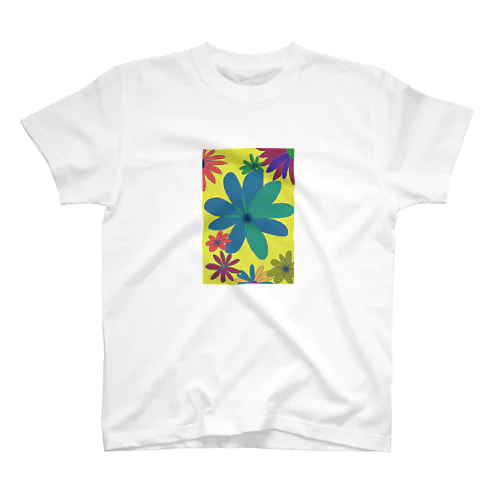 花の群れ(夏) Regular Fit T-Shirt