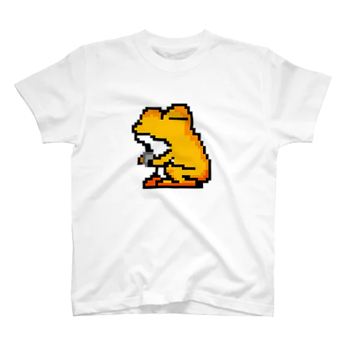 カエルのぺしゃんこ(ゲームボーイ持ってるver） Regular Fit T-Shirt
