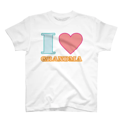 I LOVE GRANDMA スタンダードTシャツ