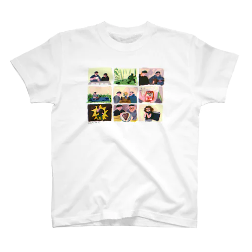 振り返りTシャツ A Regular Fit T-Shirt