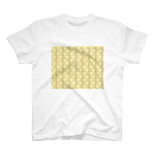 楽しい犬の模様２（黄） スタンダードTシャツ