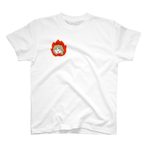 炎の頭クルクルガール Regular Fit T-Shirt