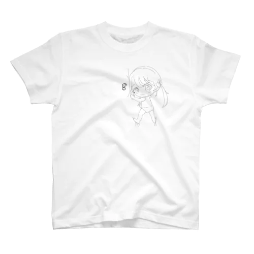 しがみつきるいT(線画バージョン) スタンダードTシャツ