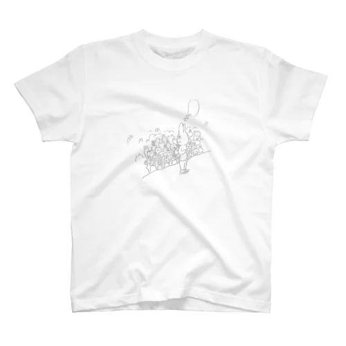 司会中のうさぎさん スタンダードTシャツ