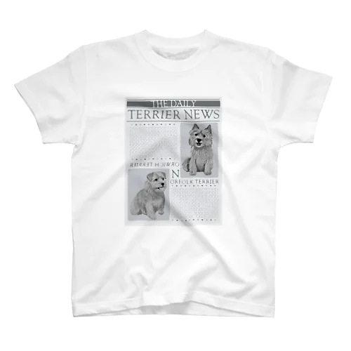 My favirite terriers drom A to Z　~N~newspaper スタンダードTシャツ