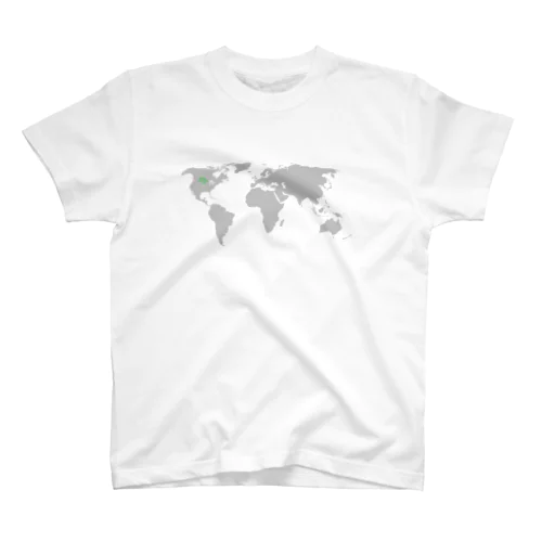 ジリス分布図Tシャツ Regular Fit T-Shirt