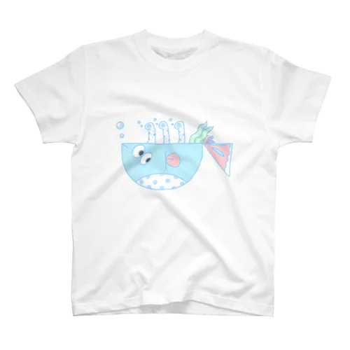 さかなとチンアナゴとヤドカリ Regular Fit T-Shirt