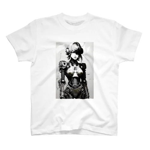 Cyber androi dgirl   ZK0358 スタンダードTシャツ