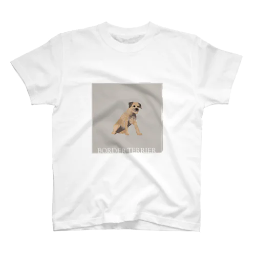 My favirite terriers drom A to Z　~B~ BORDER TERRIER スタンダードTシャツ